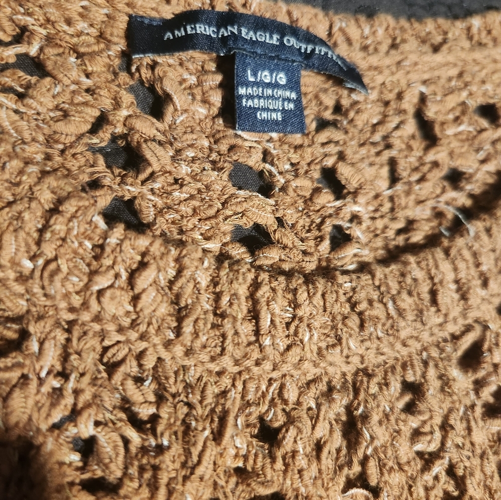 American Eagle woven sweater